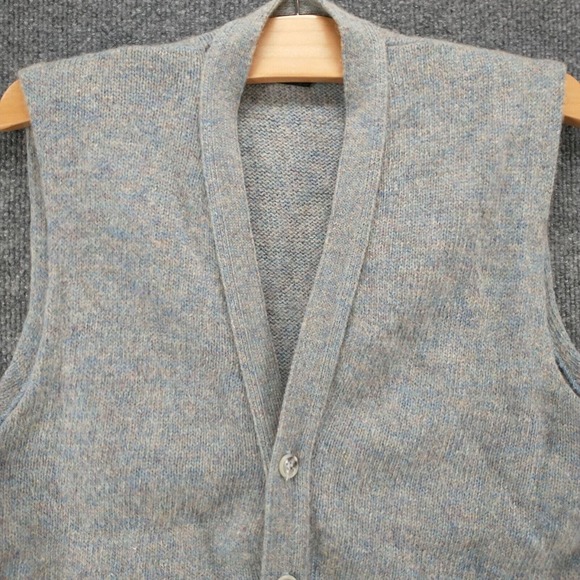 Robert Bruce Men's Knit Sweater Vest Multicolor Medium Sleeveless Wool Blend - Picture 3 of 15